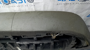 Pernă banchetă spate Hyundai Sonata 11-15, combinație stofă și piele gri, curățabilă chimic, lovită