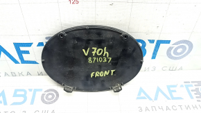 Эмблема решетки радиатора grill Toyota Camry v70 18-20 hybrid под радар, песок, потерто