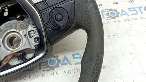 Руль голый Toyota Camry v70 18-24 резина черная, с кнопками и накладкой, под чистку, коррозия