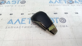 Ручка КПП Toyota Avalon 13-18 структурная кожа черная, тычки потерта