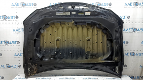 Капот голый Toyota Camry v70 18-24 алюминий, черный 218, горелый, оплавлен