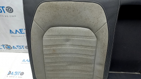 Spătar banchetă spate dreapta VW Passat b7 12-15 SUA piele bej, curățabil chimic