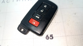 Ключ Toyota Avalon 13-18 smart 4 кнопки, тычки, царапины