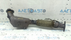 Țeavă de eșapament Lincoln MKC 17-19 2.0T cu convertor catalitic, plasă ruptă, ruginită