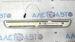Ornamente prag exterior față stânga Mercedes GLC 20-22, cromate cu iluminare din spate, zgârieturi, lovituri