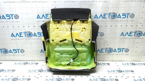 Обшивка подушки пассажирского сидения Chevrolet Volt 16-18 кожа коричневая с черным, под подогрев