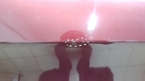 Дверь в сборе передняя левая Jeep Cherokee KL 14-20 keyless, красный PRV, накладка структура, царапина, тычки