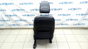 Пассажирское сидение Jeep Cherokee KL 19-23 с AIRBAG, кожа черная с перфорацией, электро, примято, потерто, под чистку, царапины