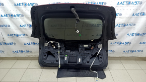 Дверь багажника голая со стеклом Jeep Cherokee KL 19-23 красный PRV, с спойлером и стоп сигналом
