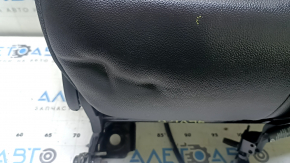 Спинка заднего ряда сидений 2 ряд левая Ford C-max MK2 13-18 кожа черная, с ремнем безопасности, замята, под чистку