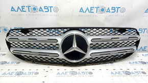 Решетка радиатора grill в сборе Mercedes GLC 300 20-22 без камеры, с эмблемой, песок