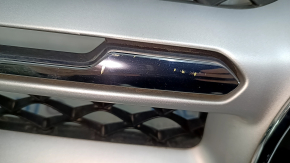 Решетка радиатора grill в сборе Mercedes GLC 300 20-22 без камеры, с эмблемой, песок