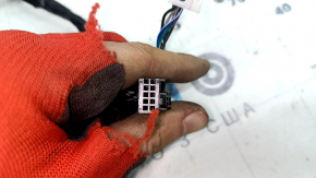 Ansamblu oglindă retrovizoare stânga pentru Jeep Cherokee KL 14-23, 7+7 pini, semnalizare, încălzire, iluminare spate, memorie, BSM, PRV roșu, fără element, uzat