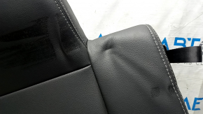 Spătar banchetă spate stânga pentru Jeep Compass 11-16, combinație piele și stofă neagră, lovit