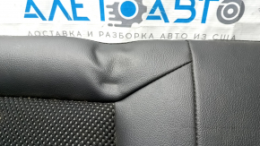 Подушка заднего ряда сидений Jeep Compass 11-16 комбинированная кожа с тканью черной, вмятость