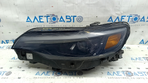 Фара передняя левая в сборе Jeep Cherokee KL 19-23 LED, песок, царапины, треснута