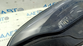 Фара передняя левая в сборе Jeep Cherokee KL 19-23 LED, песок, царапины, треснута