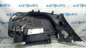 Обшивка арки правая Jeep Cherokee KL 19-23 черная под электро дверь и сабвуфер, с плафоном, царапины, побелел пластик