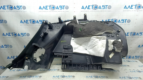 Ornamente arc stânga pentru Jeep Cherokee KL 19-23, negre, sub capacul electric, zgârieturi