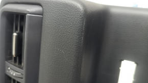 Ornamente consolei centrale spate negre pentru Mazda CX-50 23-25 cu deflector, fără port de încărcare, zgârieturi