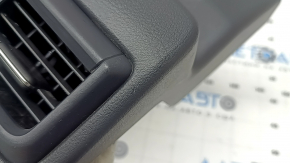 Ornamente consolei centrale spate negre pentru Mazda CX-50 23-25 cu deflector, fără port de încărcare, zgârieturi