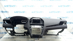 Торпедо передняя панель с AIRBAG Lincoln MKC 15-19 черная