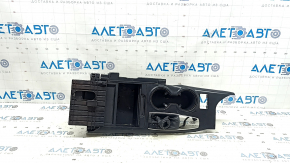 Ornamente consolă centrală Toyota Camry v70 18-20 cu suporturi pentru pahare, negru, zgârieturi