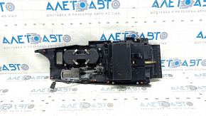 Ornamente consolă centrală Toyota Camry v70 18-20 cu suporturi pentru pahare, negru, zgârieturi