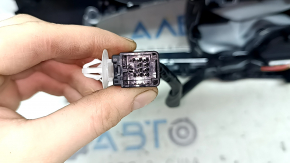 Ornamente consolă centrală Toyota Camry v70 18-20 cu suporturi pentru pahare, negru, zgârieturi