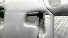 Pernă banchetă spate Jeep Cherokee KL 19 - piele neagră, perforată, îndoită