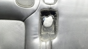 Pernă banchetă spate Jeep Cherokee KL 19 - piele neagră, perforată, îndoită