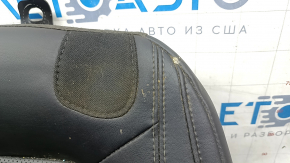 Pernă banchetă spate Jeep Cherokee KL 19 - piele neagră, perforată, îndoită