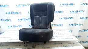 Spătar banchetă spate, al doilea rând, stânga, Nissan Murano z52 19-23 fără AIRBAG, material textil negru (velour), pentru curățare
