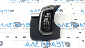 Deflector de ventilație frontală neagră pentru Mazda CX-50 23-25 cu garnitură inferioară, material textil negru