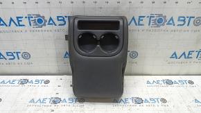 Cotieră banchetă spate, al doilea rând, Nissan Pathfinder 13-16, piele neagră, zgârieturi