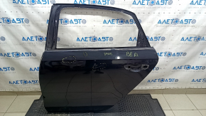 Дверь голая задняя левая VW Passat b8 16-19 USA, черный LC9X, царапины, тычки
