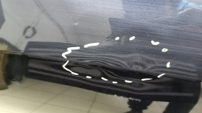 Дверь голая задняя левая VW Passat b8 16-19 USA, черный LC9X, царапины, тычки