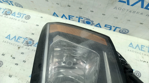 Фара передняя левая VW Passat b8 16-19 USA галоген, под полировку, паутинка