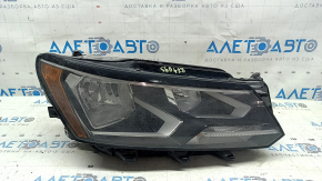 Far dreapta față VW Passat B8 16-19 USA halogen, lucios, tip pânză de păianjen