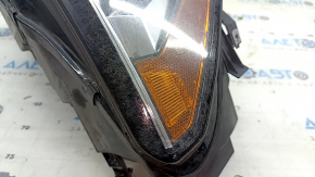 Фара передняя правая VW Passat b8 16-19 USA галоген, под полировку, паутинка