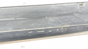 Порог левый VW Passat b8 16-19 USA R-Line, черный, царапины, примят