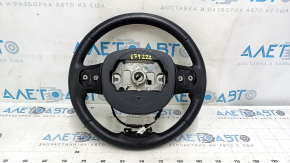 Руль голый Jeep Cherokee KL 14-21 кожа, черный, с подогревом, потерт, царапины