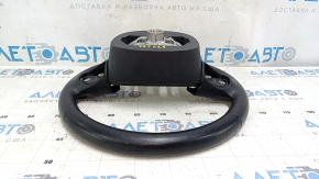 Руль голый Jeep Cherokee KL 14-21 кожа, черный, с подогревом, потерт, царапины