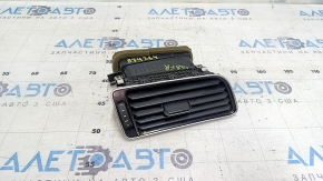Grilă de aerisire panou frontal pasager VW Passat b8 16-19 USA, neagră, crăpată