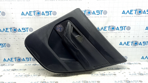 Panou ușă spate dreapta Mazda CX-50 23-25, piele neagră, inserție din material textil negru