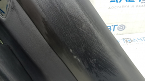 Panou ușă spate dreapta Mazda CX-50 23-25, piele neagră, inserție din material textil negru