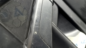Panou ușă spate dreapta Mazda CX-50 23-25, piele neagră, inserție din material textil negru