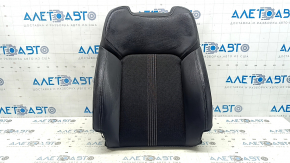 Tapițerie spătar scaun pasager Mazda CX-50 23-24, imitație de piele neagră, pete