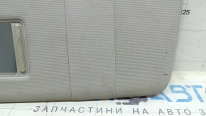 Козырек левый VW Passat b8 16-19 USA серый, без крючка, без подсветки, под чистку