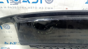 Губа заднего бампера VW Passat b8 16-19 USA R-Line, черный глянец, царапины, примят